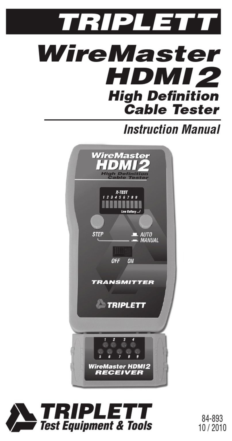 Triplett WireMaster HDMI2 instruction manual