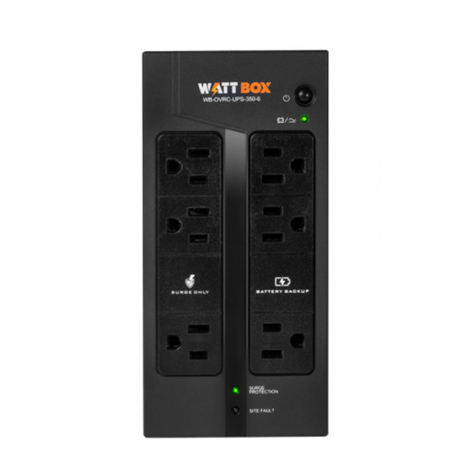 SnapAV WattBox WB-OVRC-UPS-350-6 quick start guide
