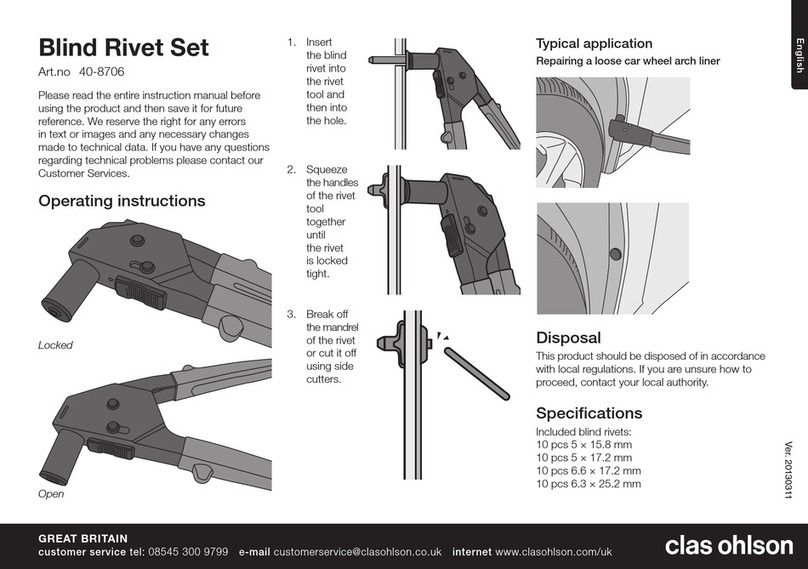 Clas Ohlson 40-8706 User manual