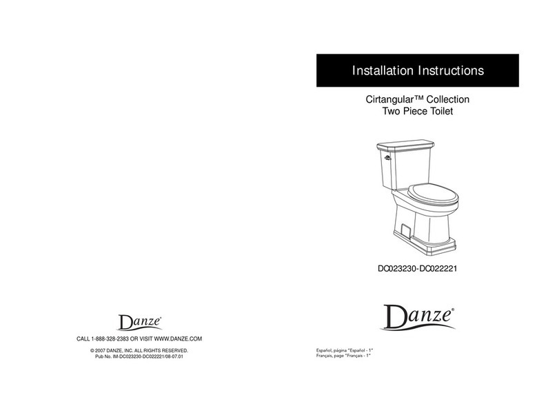 Danze Cirtangular DC023230 installation instructions