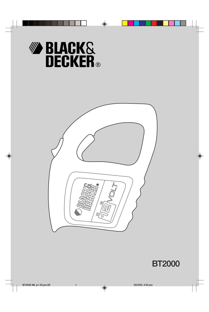 Black & Decker BT2000 instruction manual