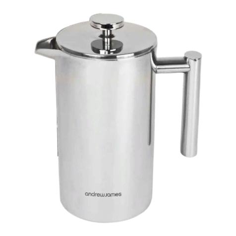 Andrew James Cafetiere Set User manual Andrew James Cafetiere Set User manual
