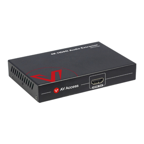 AV Access 4KCVH2H user manual AV Access 4KCVH2H user manual