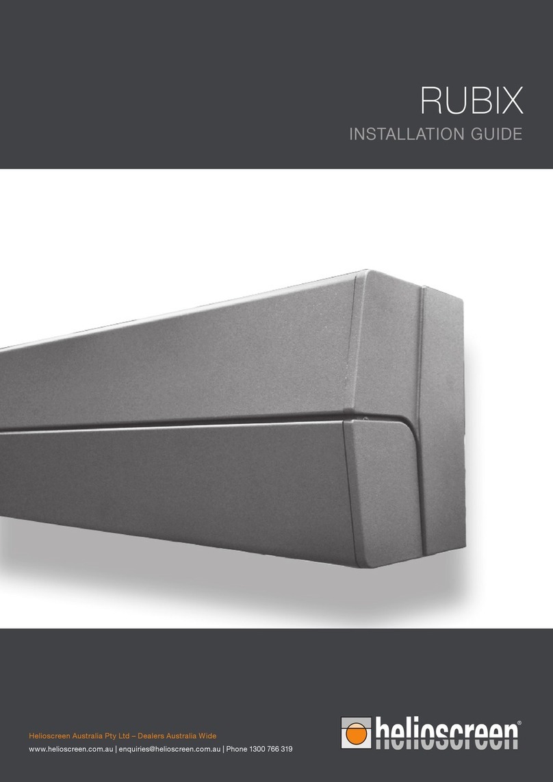 Helioscreen RUBIX User manual
