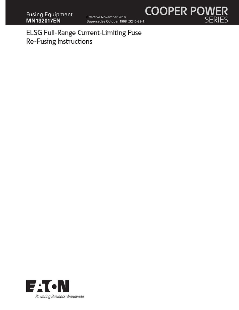 Eaton COOPER POWER SERIES User manual