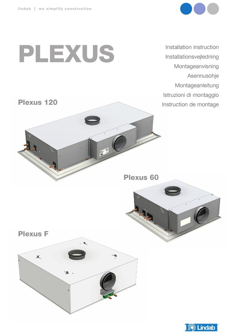 Lindab Plexus Series Installation instruction