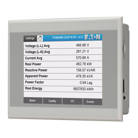 Eaton PXM468K-DISP-6-XV User manual
