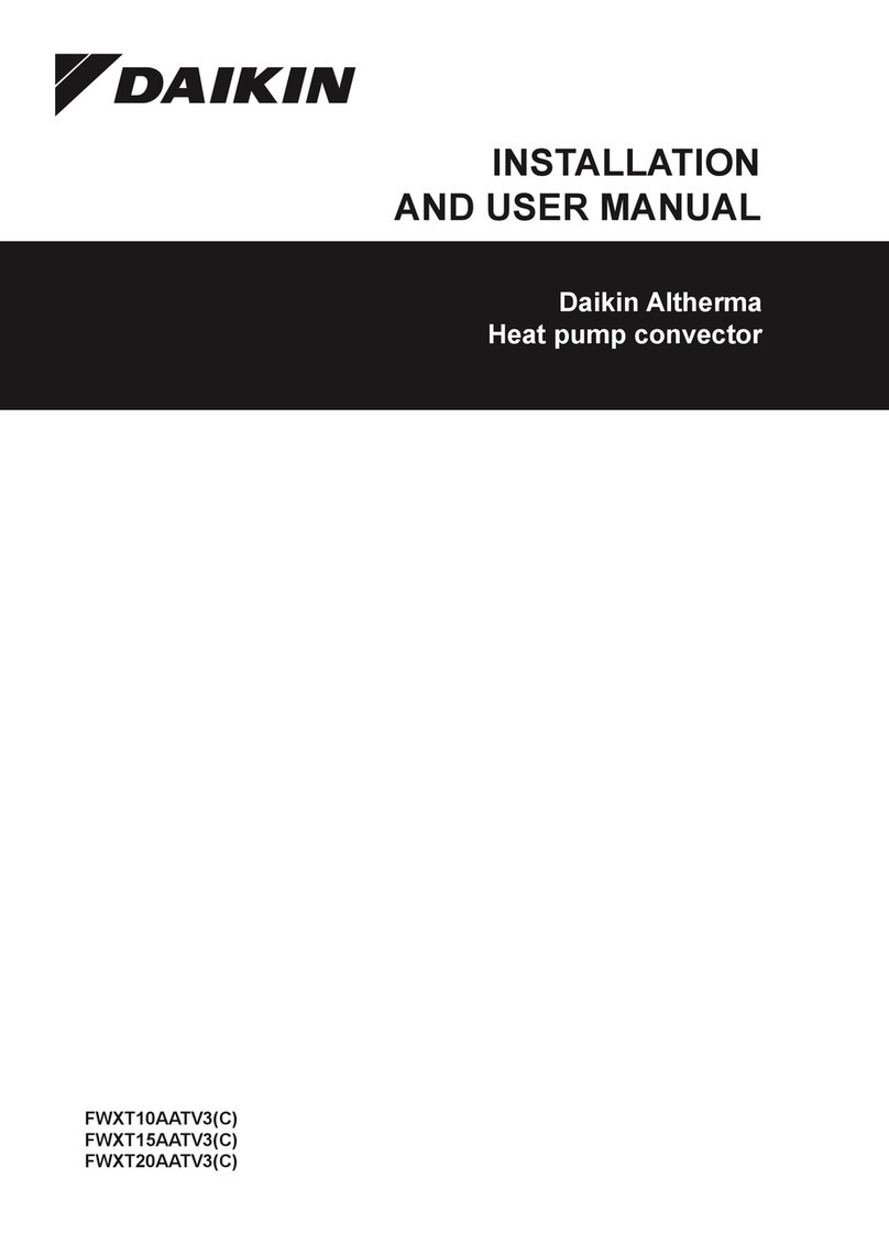 Daikin FWXT Series Installation and user manual