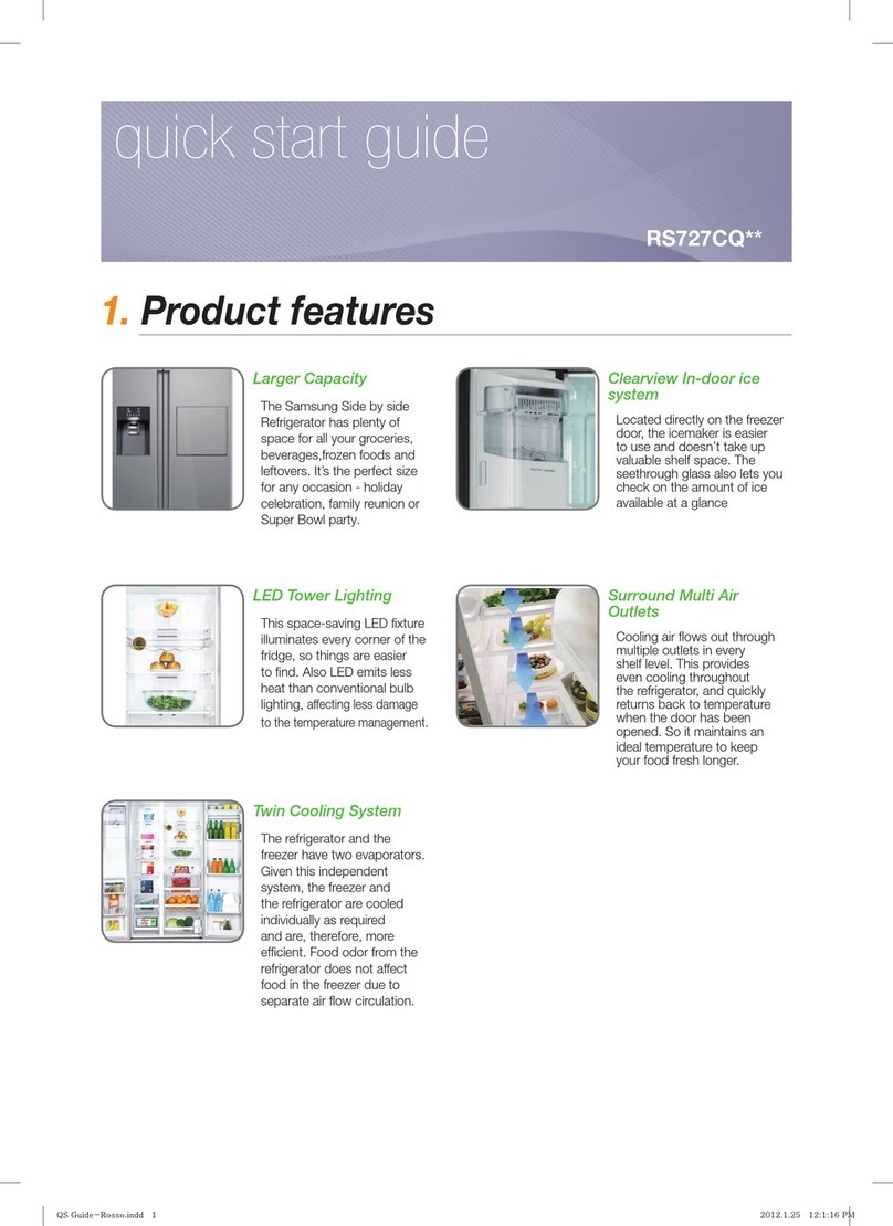 Samsung RS727CQ Series User manual