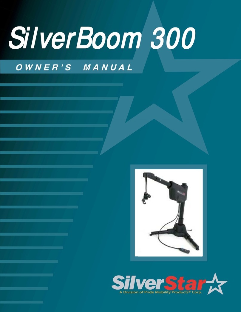 Pride Mobility SilverStar SilverBoom 300 owner's manual