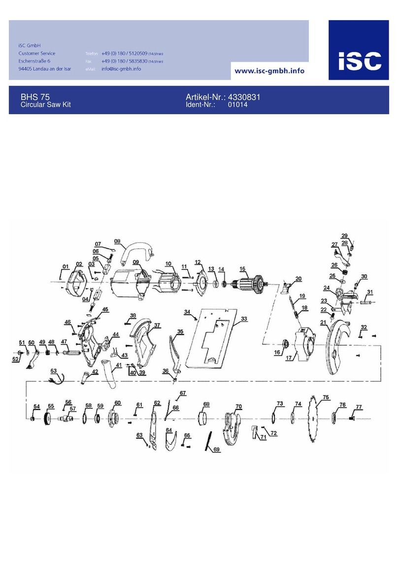 EINHELL Bavaria BHS 75 operating instructions