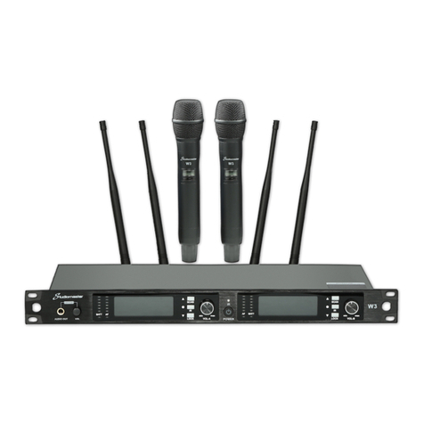 Studiomaster W3 User manual