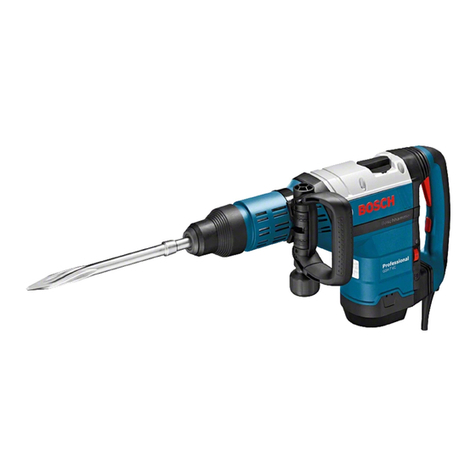 Bosch GSH 7 VC User manual