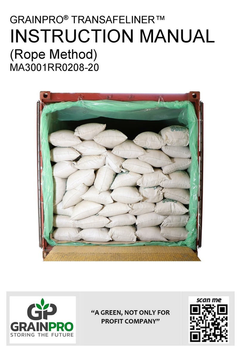 GrainPro TRANSAFELINER instruction manual