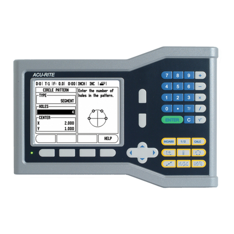 ACU-RITE VUE User manual