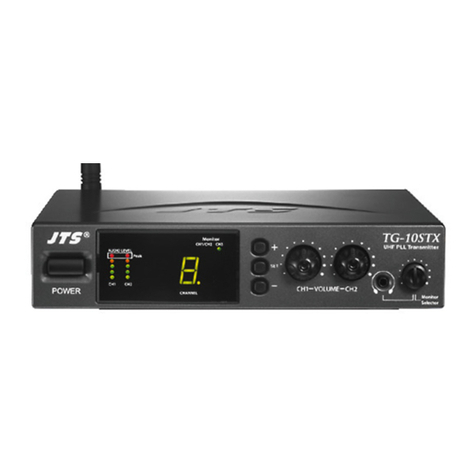 Monacor JTS TG-10STX 1 User manual