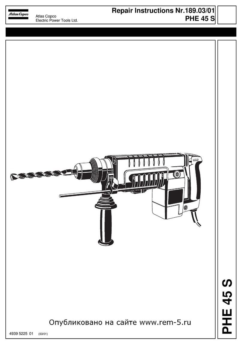 Atlas Copco PHE 45 S Setup guide