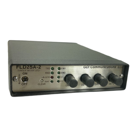 GDI COMMUNICATIONS FLD2SA Series manual