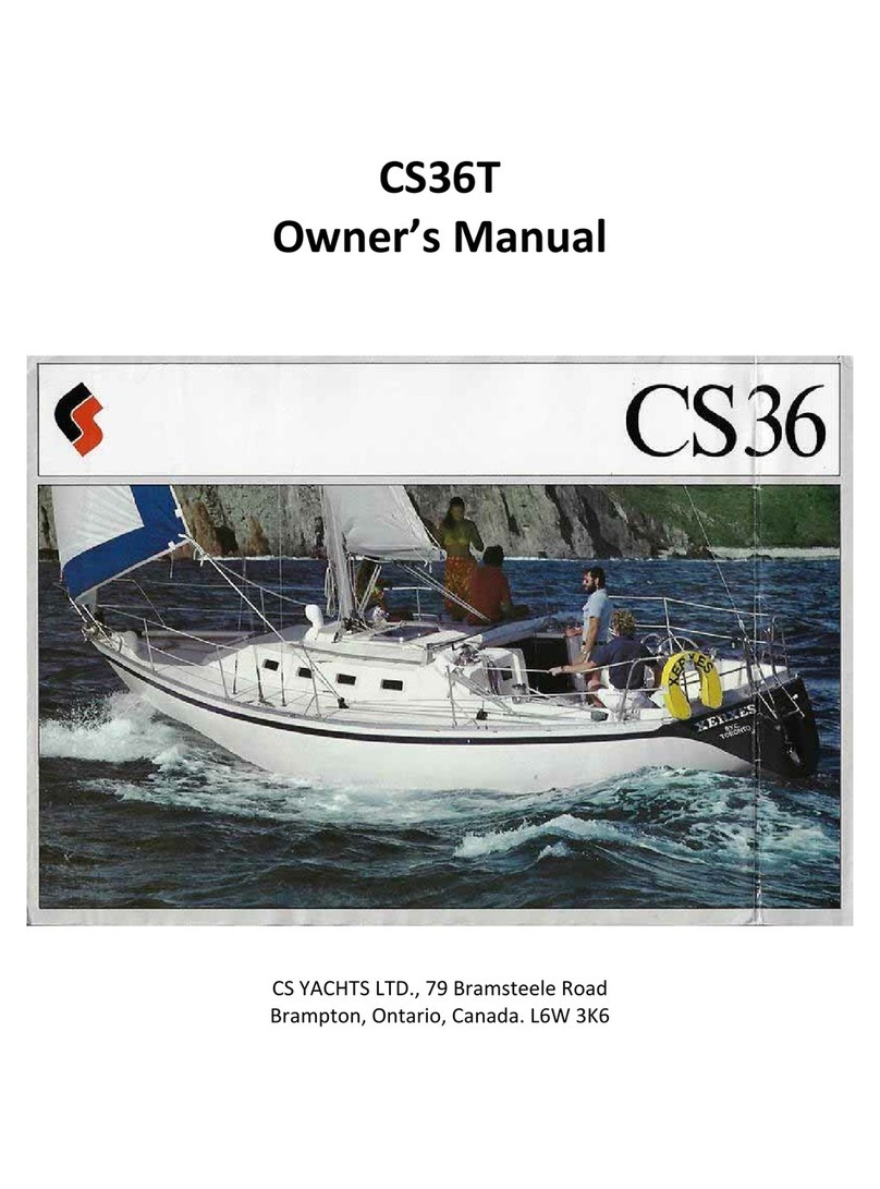 CS Yachts CS36T owner's manual