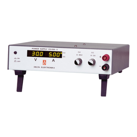 Delta Elektronika ES 150 Series User manual