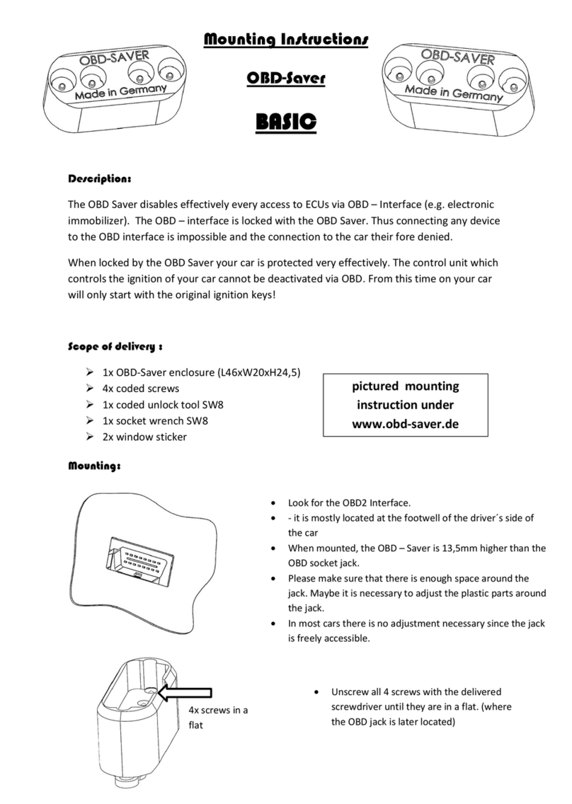 Roog-Performance OBD-Saver BASIC Mounting instruction Roog-Performance OBD-Saver BASIC Mounting instruction