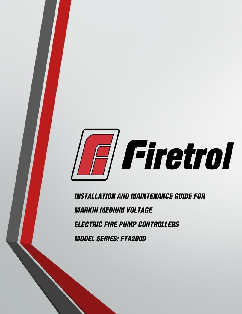 Firetrol FTA2000 Series Installation and maintenance guide