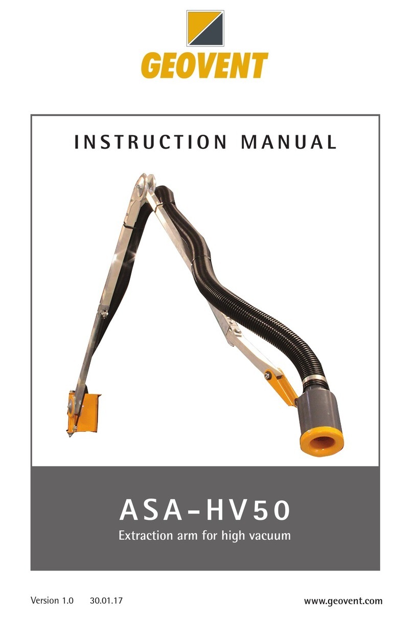 Geovent ASA-3 Series instruction manual