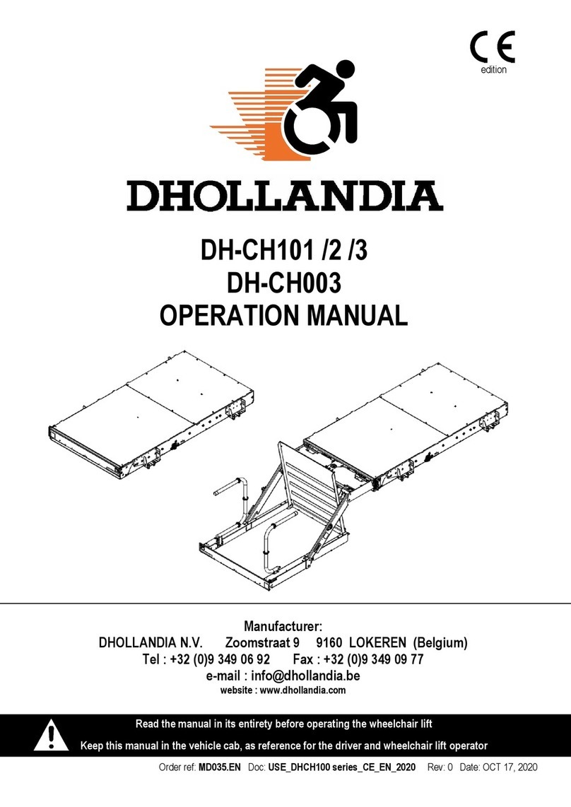 Dhollandia DH-CH101 User manual