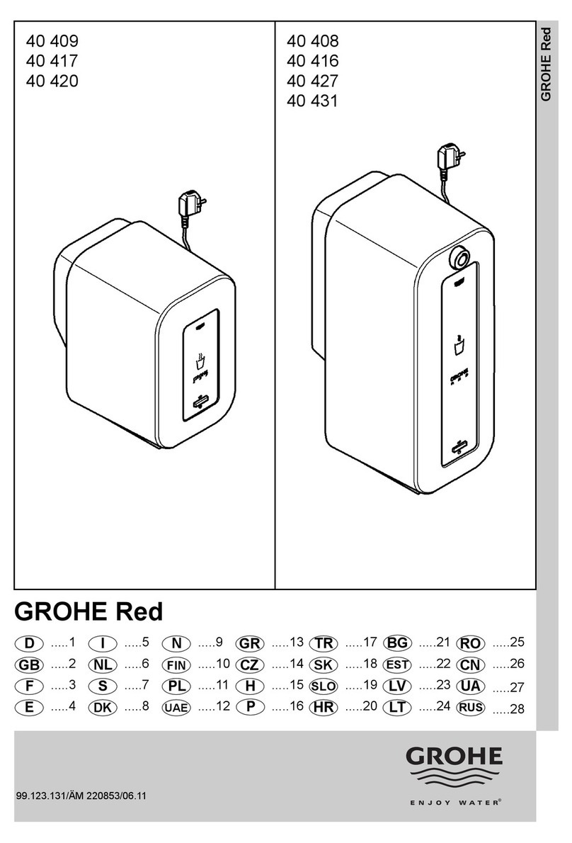 Grohe Red 40 409 manual