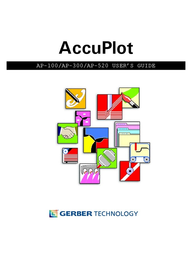 Gerber Technology AccuPlot AP-100 user guide