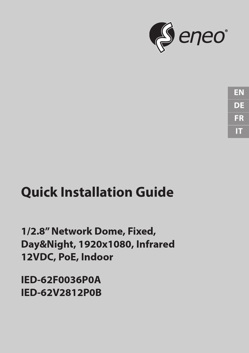 Eneo IED-62F0036P0A Quick installation guide