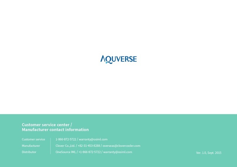 Aquverse T1B user manual