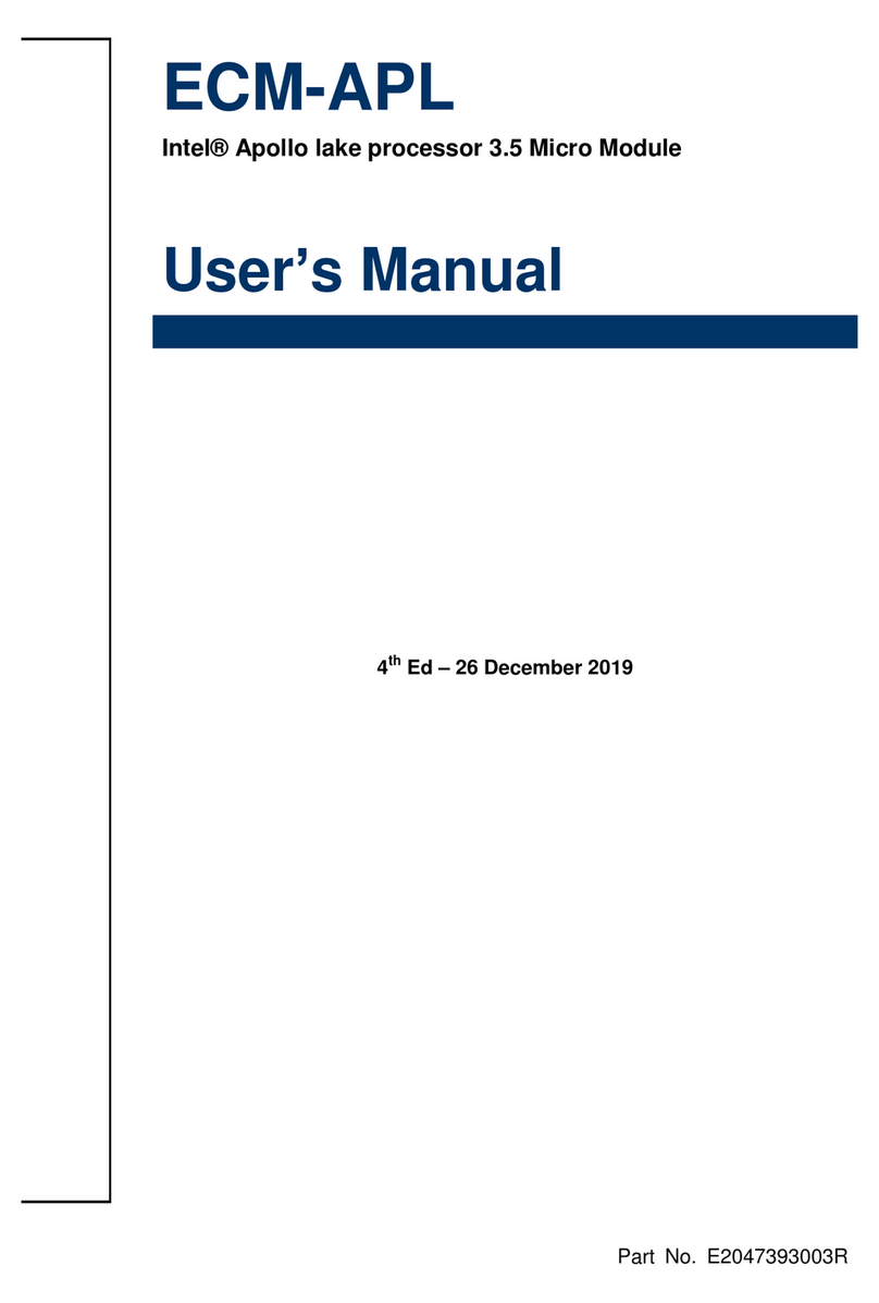 Intel ECM-APL User manual