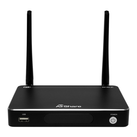 FSR AirShare DV-AS-21 Quick reference guide FSR AirShare DV-AS-21 Quick reference guide