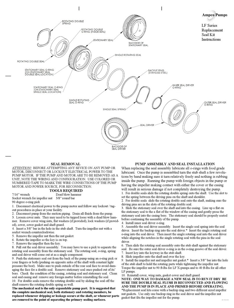 Ampco Pumps Company LF Series instructions