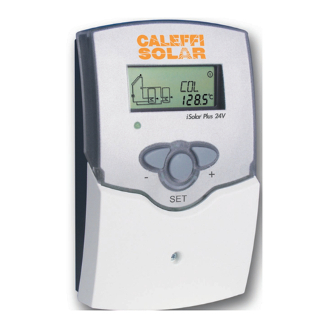 Caleffi solar iSolar Plus 24V User manual