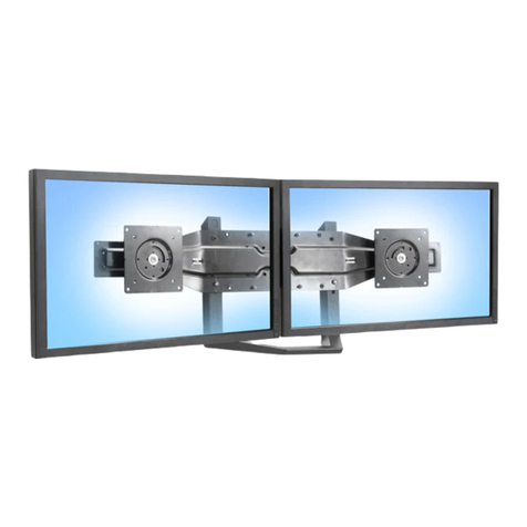 Ergotron Dual Monitor and Handle Kit Assembly instructions