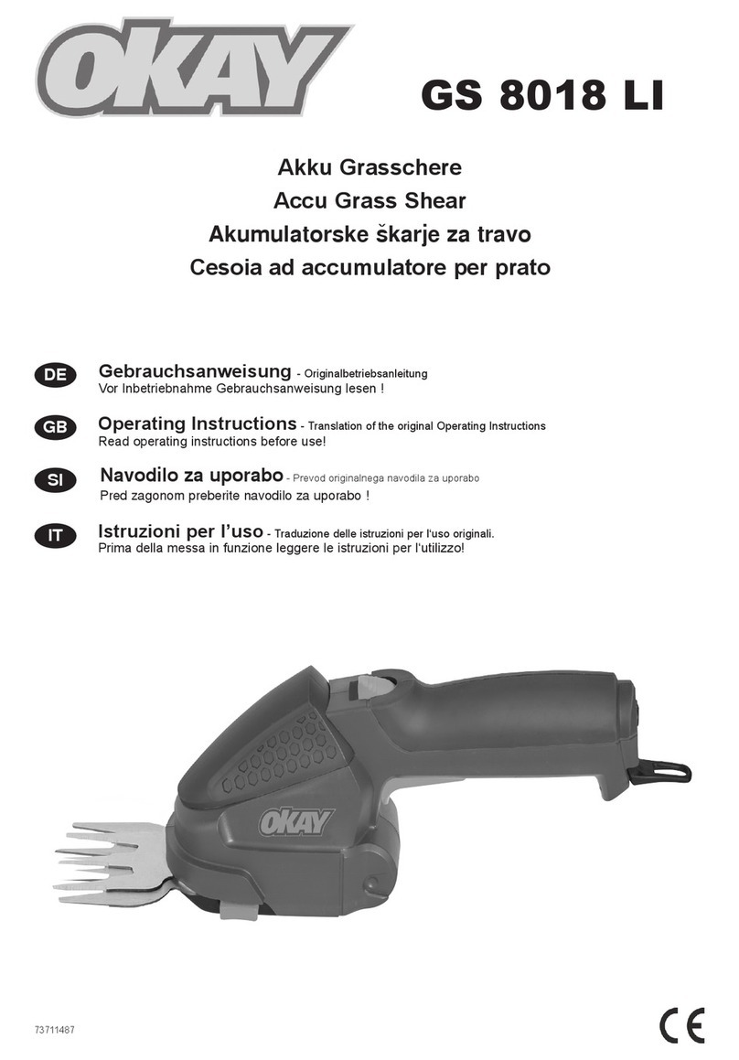 Okay GS 8018 LI operating instructions
