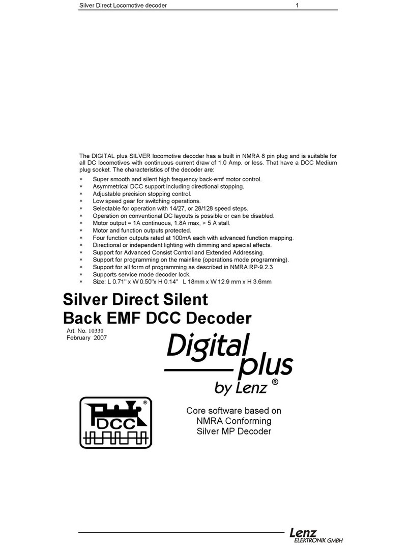 Lenz Elektronik Digital Plus manual
