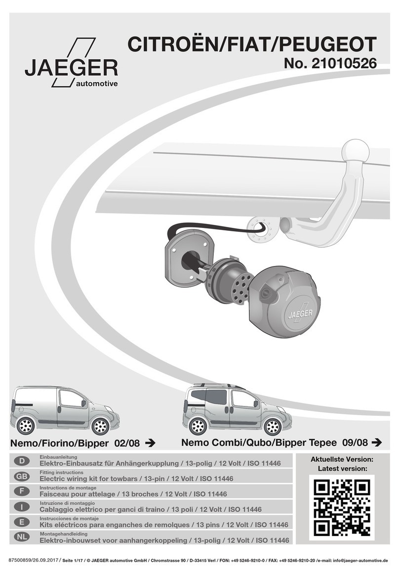 Jaeger 21010526 User manual Jaeger 21010526 User manual