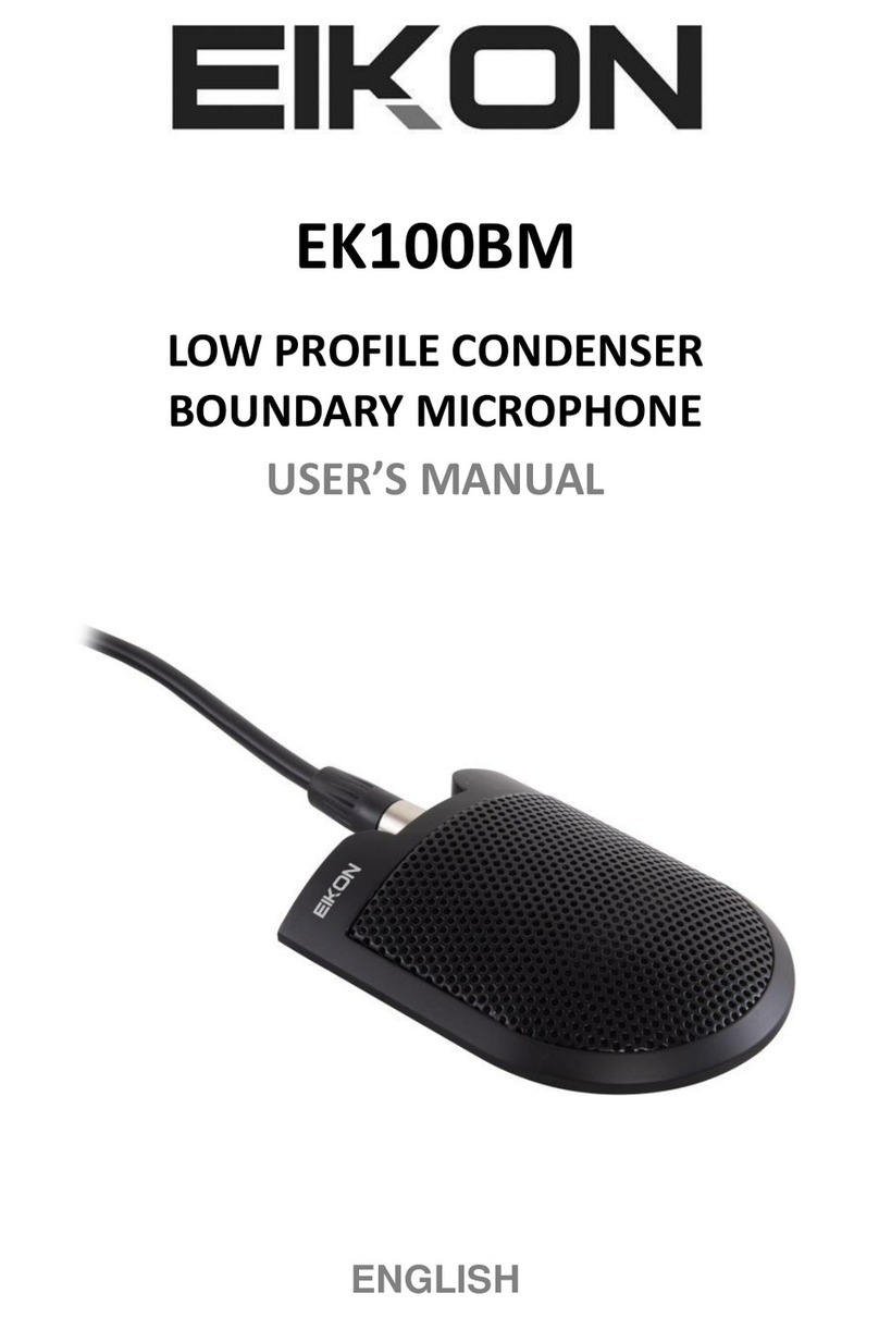 PROEL Eikon EK100BM user manual