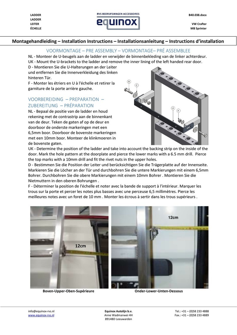 Equinox Systems B40.038 installation instructions