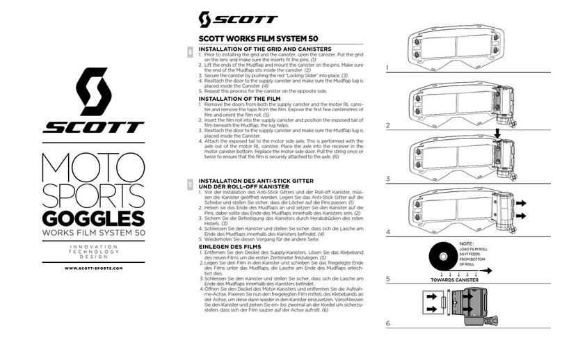 Scott WORKS FILM SYSTEM 50 quick start guide