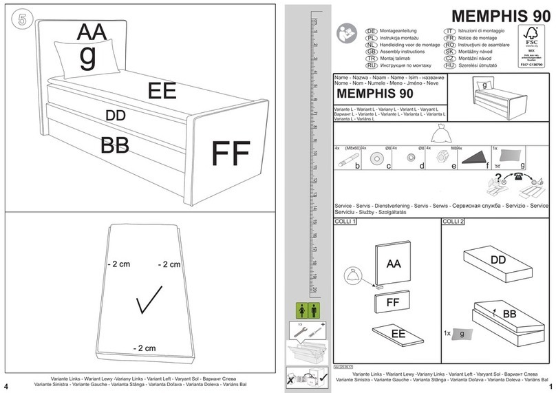 Otto MEMPHIS 90 Assembly instructions
