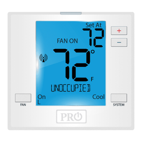 Pro 1 IAQ T731W installation manual