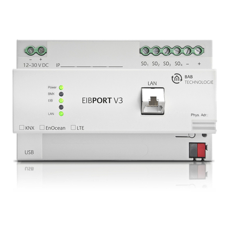 BAB TECHNOLOGIE EIBPORT V3 Firmware update procedure