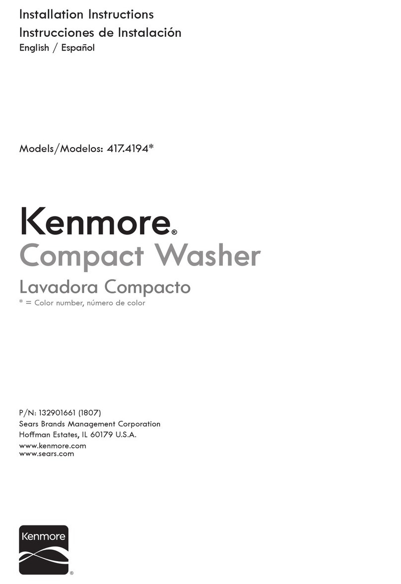 Kenmore 417.4194 Series User manual