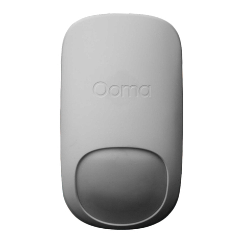 ooma Smart Security Motion Sensor quick start guide