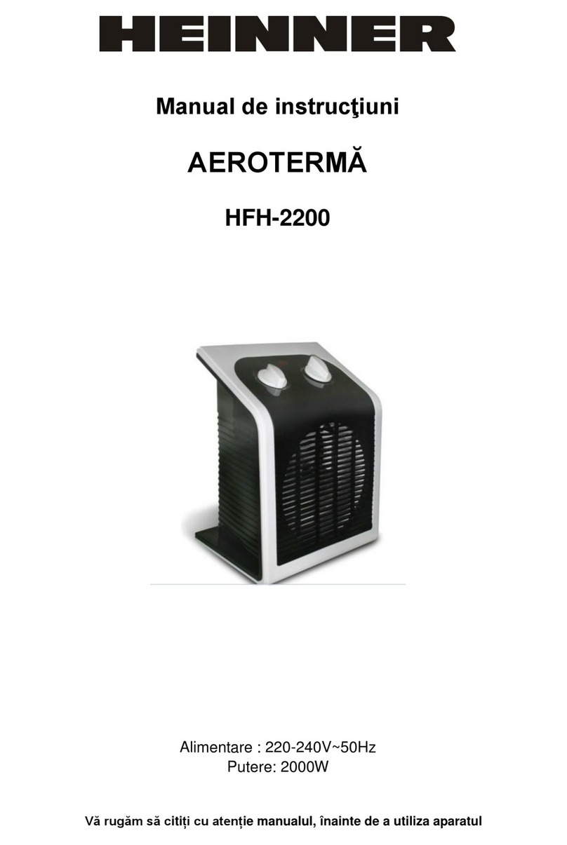 Heinner HFH-2200 User manual Heinner HFH-2200 User manual