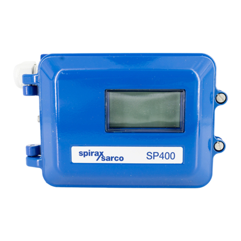 Spirax Sarco SP400 User manual Spirax Sarco SP400 User manual